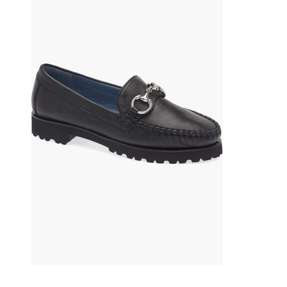 Robert Zur black leather Bit Loafer